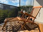 Houten ligstoel in goede staat, Tuin en Terras, Ophalen, Zo goed als nieuw, Hout, Verstelbaar