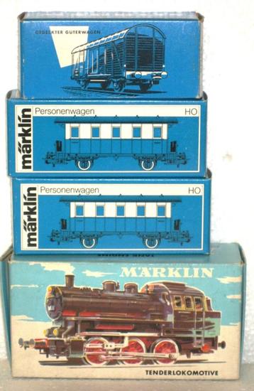Marklin H0 Trein Loc 3000 + 4107(2x) + 4505 Gebruikt met OVP beschikbaar voor biedingen