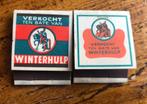2 verschillende boekjes Winterhulp lucifers, Verzenden, Overige soorten, Nederland, Overige typen