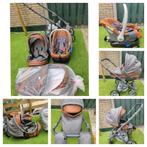 Kinderwagen 3in1 zgan!!, Verstelbare duwstang, Zo goed als nieuw, Combiwagen, Ophalen