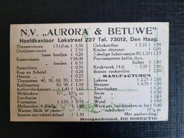 Reclame kaart  N.V. Aurora & Betuwe St. James Cathedral beschikbaar voor biedingen