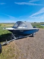 Leuke sloep/ tourboot met 50 etec en trailer, Watersport en Boten, Vis- en Consoleboten, Ophalen, Zo goed als nieuw, 30 tot 50 pk