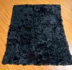 Schapenvacht zwart deken 190/160