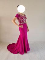 Elegante Gala avond jurk lang met steentjes, Ophalen of Verzenden, Nieuw, Zwart, Galajurk