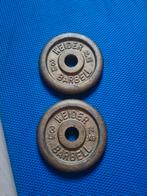 Siergewichten Weider  2 stuks goudkleurig, Sport en Fitness, Ophalen of Verzenden