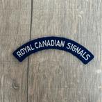 Royal canadian signals titel WO2, Verzamelen, Ophalen of Verzenden