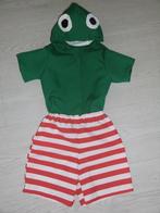 Kikkerpak maat 116, Kinderen en Baby's, Carnavalskleding en Verkleedspullen, Ophalen of Verzenden, Zo goed als nieuw, 110 t/m 116