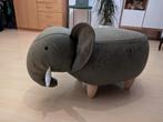 Olifant poef, Huis en Inrichting, Ophalen, Minder dan 50 cm, Gebruikt, Rond