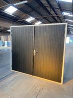 Garagedeur met kozijn, dubbeldeur (B245xH211,5) NIEUW!, Doe-het-zelf en Verbouw, Kozijnen en Schuifpuien, Ophalen, Deurkozijn