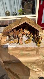 Prachtige kerststal met alle aanwezige en lamp, Diversen, Kerst, Ophalen of Verzenden