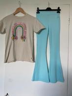 Raizzed flaired broek met we shirt maatv140/146, Broek, Meisje, Ophalen of Verzenden, Zo goed als nieuw