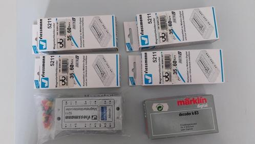 1 stuks Marklin K83 & 5 stuks Viesamann 5211 decoders, Hobby en Vrije tijd, Modeltreinen | H0, Zo goed als nieuw, Transformator of Voeding