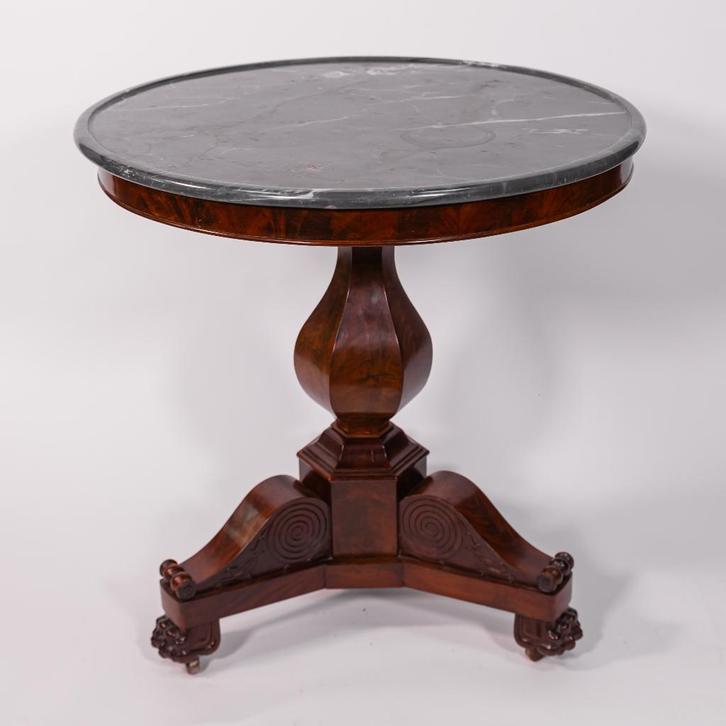 Restauration periode begin 19e eeuw tafel bijzettafel marmer, Antiek en Kunst, Antiek | Meubels | Tafels, Ophalen