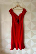Collectif Sasha Fishtail Dress rood M/38 NIEUW, Kleding | Dames, Maat 38/40 (M), Collectif, Nieuw, Ophalen of Verzenden