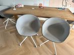 4 HAY design stoelen grijs draaibaar, Huis en Inrichting, Tafels | Eettafels, Ophalen, 50 tot 100 cm, Rond, Zo goed als nieuw
