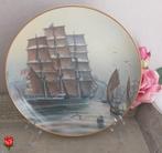 Wandbord Patriarch zeilschip van Franklin Porcelain 23 cm, Ophalen of Verzenden, Zo goed als nieuw