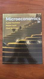 Microeconomics 3e - austan goolsbee, Ophalen of Verzenden, Beta, Zo goed als nieuw, WO