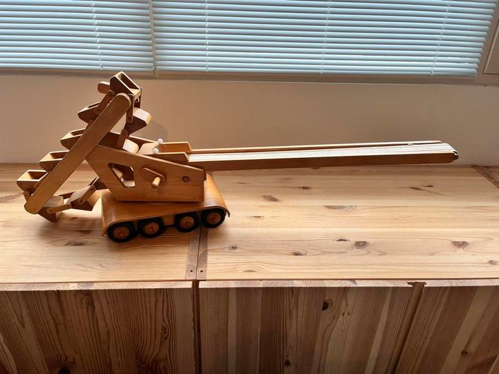 FWF (Friederich Fröbel Werdau) DDR graafmachine, Kinderen en Baby's, Speelgoed | Speelgoedvoertuigen, Gebruikt, Ophalen of Verzenden