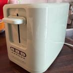 Mintgroene elektrische broodrooster, Witgoed en Apparatuur, Broodroosters, Ophalen, Zo goed als nieuw, Uitneembare kruimellade