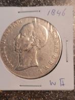 Rijksdaalder 1846 met lelie,Willem ll., Postzegels en Munten, Munten | Nederland, Ophalen of Verzenden, 2½ gulden