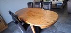 eetkamertafel, Huis en Inrichting, Tafels | Eettafels, Ophalen, Gebruikt, 100 tot 150 cm, 200 cm of meer