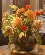 Mooi groot bloemstuk in vaas, Ophalen of Verzenden
