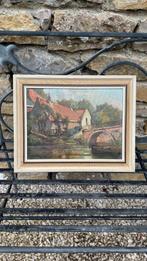 Schilderij G. Wiegman – Ruïne kasteel Jacob van Beieren, Ophalen