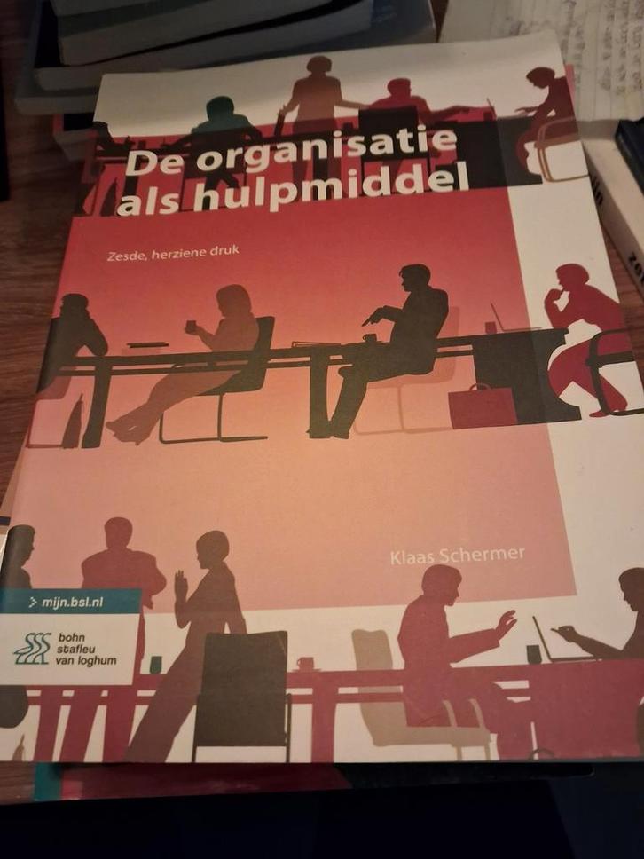 Klaas Schermer - De organisatie als hulpmiddel, Boeken, Wetenschap, Zo goed als nieuw, Sociale wetenschap, Ophalen of Verzenden
