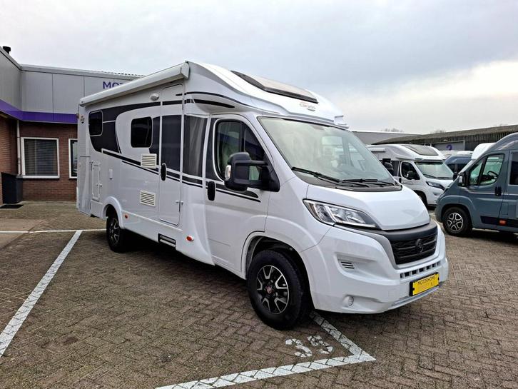 Carado T337 140 PK |Lengtebedden|2023|27.000, Caravans en Kamperen, Campers, tot en met 2, Half-integraal, Carado, Overige merken