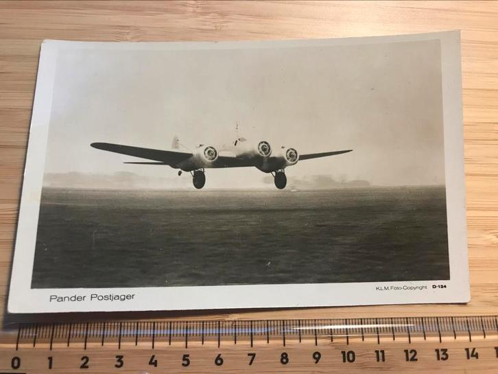 Pander Postjager Recordvliegtuig Race Ansichtkaart Vliegtuig, Verzamelen, Luchtvaart en Vliegtuigspotten, Zo goed als nieuw, Kaart, Foto of Prent