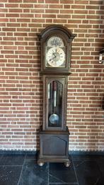Big ben staande klok, eiken kast, tin afwerking, Ophalen