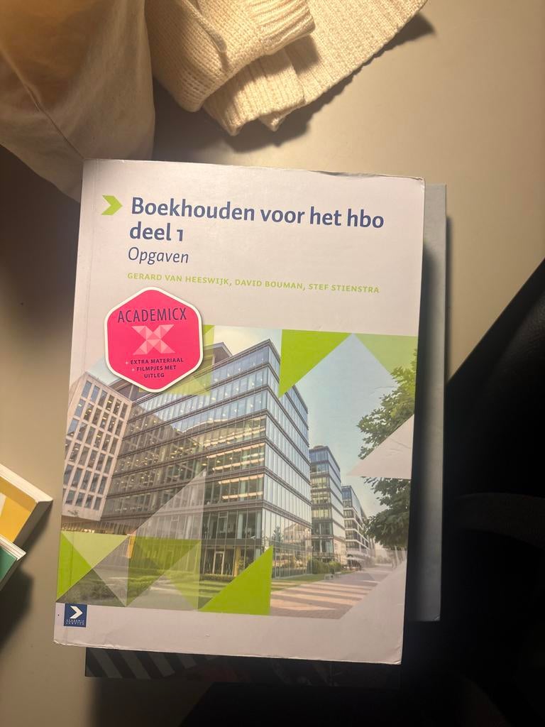 Boekhouden voor het HBO deel 1 - Opgaven, Boeken, Studieboeken en Cursussen, Ophalen of Verzenden, Beta, Gelezen, HBO