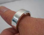 Zilveren massieve unisex ring Versani maat 18.75 nr.1046, Sieraden, Tassen en Uiterlijk, Ringen, 18 tot 19, Verzenden, Zo goed als nieuw