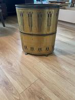 Oude Koperen Paraplubak met Art Deco Design, Ophalen of Verzenden, Gebruikt