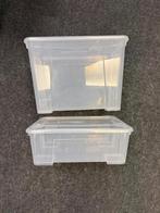 Opbergboxen transparant met deksel, Ophalen, Gebruikt, Minder dan 50 cm, Minder dan 40 cm
