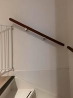 Niewbouw houten trapleuningen + leuninghouders 2 trappen, Doe-het-zelf en Verbouw, Ladders en Trappen, Ophalen, Zo goed als nieuw