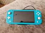 Nintendo Switch Lite Turquoise Blauw, Spelcomputers en Games, Spelcomputers | Nintendo Switch Lite, Ophalen, Turquoise, Zo goed als nieuw