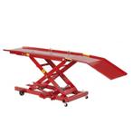 Hydraulische heftafel bromfietsen en motorfietsen rood NIEUW, Ophalen of Verzenden, Nieuw, 70 tot 120 cm, Inklapbaar
