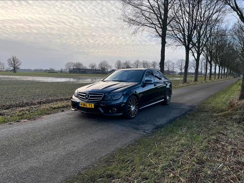 Mercedes-Benz C-Klasse 6.2 C63 AMG Sedan AUT 2008 Zwart, Auto's, Mercedes-Benz, Particulier, C-Klasse, Benzine, G, Sedan, Automaat