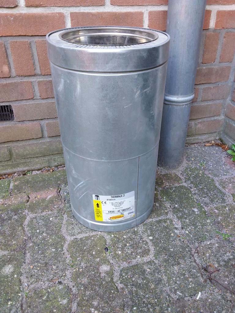 Nieuw rookkanaal Therminox Poujoulat kachelpijp dubbelwandig, Huis en Inrichting, Kachels, Nieuw, Houtkachel, Hout, Ophalen