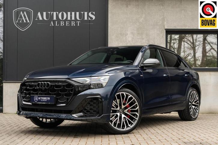 Audi Q8 60 TFSI e Quattro Competition Massage 360c 23' B&O, Auto's, Audi, Bedrijf, Te koop, Q8, 360° camera, 4x4, ABS, Achteruitrijcamera