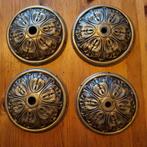 Prachtige Antieke messing Sier ornamenten of rozetten, Ophalen