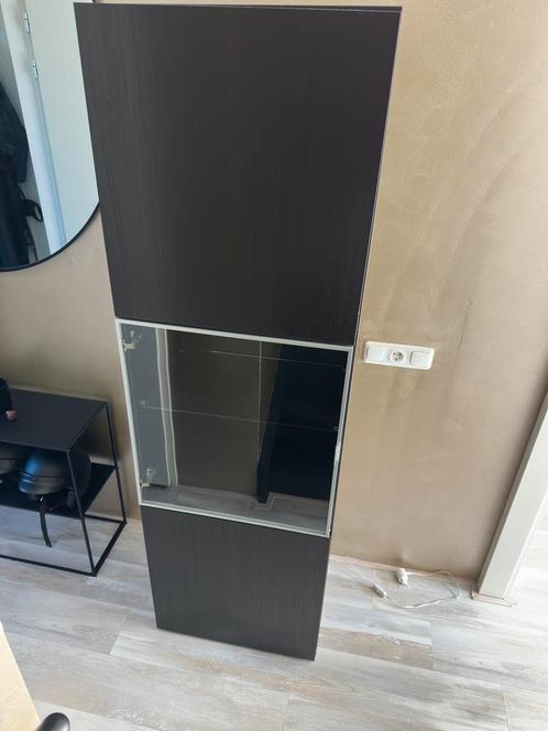 Wandkast met verlichting, Huis en Inrichting, Kasten | Wandmeubels, Gebruikt, 150 tot 200 cm, Minder dan 150 cm, 25 tot 50 cm