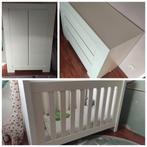 Witte babykamer: ledikant, commode & kast, Ophalen, Gebruikt, Jongetje of Meisje
