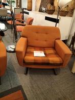 Jaren 60 bank en fauteuil in nog goede staat., Ophalen, Gebruikt, 75 tot 100 cm