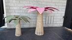 Rieten palmbomen (roze en groen), Ophalen, Zo goed als nieuw, Overige materialen, Overige typen