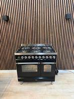 Luxe hoogglans zwarte Boretti Fornuis (Gratis bezorgen), 5258sh, Ophalen of Verzenden, Zo goed als nieuw, Energieklasse A of zuiniger