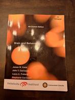 Brain and behavior, Ophalen of Verzenden, Zo goed als nieuw, Cognitieve psychologie, James W. Kalat