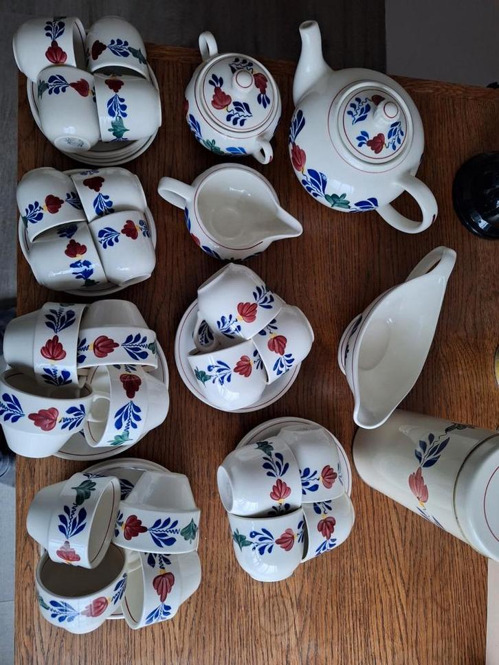 serviesgoed Boerenbont van Villeroy en Boch, Huis en Inrichting, Keuken | Servies, Zo goed als nieuw, Bord(en), Boerenbont, Aardewerk