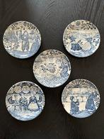 Delfts Blauw Bordjes - Set van 5, Ophalen of Verzenden